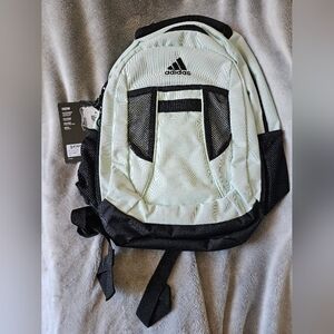 Adidas Finley 3-Stripe Backpack Dash Green Black 5151525 3 Pocket 2 Side Pockets